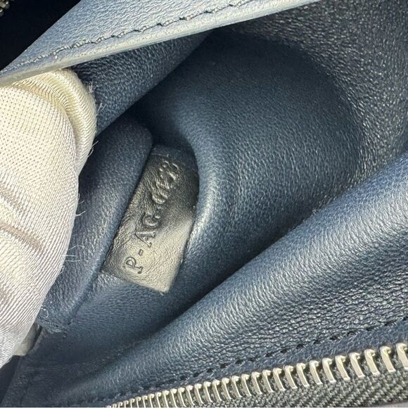 Celine Colorblock Leather Suede Medium Trapeze Shoulder Bag - Picture 12 of 14